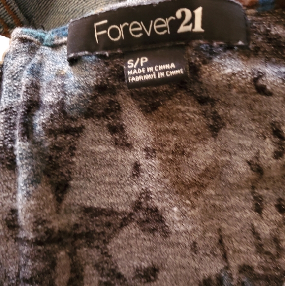 Forever 21 Multicolor 3/4 quarter Sleeved Calico Patterned Dress Size S - Picture 6 of 7